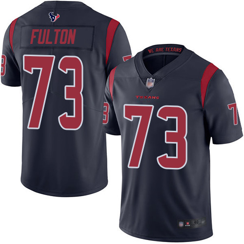 Houston Texans Limited Navy Blue Men Zach Fulton Jersey NFL Football 73 Rush Vapor Untouchable